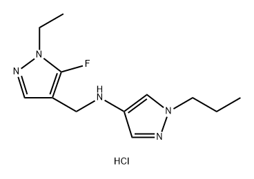 N-[(1-ethyl-5-fluoro-1H-pyrazol-4-yl)methyl]-1-propyl-1H-pyrazol-4-amine Structure