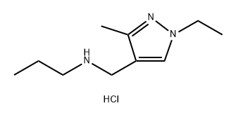 (1-ethyl-3-methyl-1H-pyrazol-4-yl)methyl]propylamine Structure