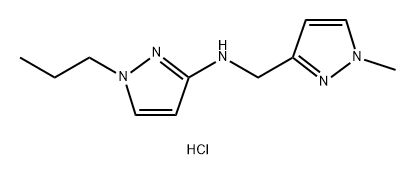 N-[(1-methyl-1H-pyrazol-3-yl)methyl]-1-propyl-1H-pyrazol-3-amine Structure