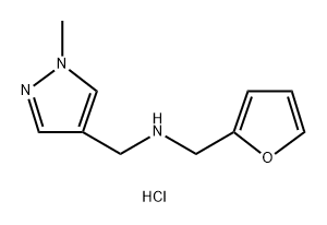 1-(2-furyl)-N-[(1-methyl-1H-pyrazol-4-yl)methyl]methanamine Structure