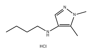 N-butyl-1,5-dimethyl-1H-pyrazol-4-amine Structure