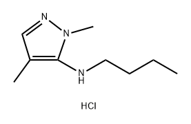 N-butyl-1,4-dimethyl-1H-pyrazol-5-amine Structure