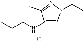 1-ethyl-3-methyl-N-propyl-1H-pyrazol-4-amine Structure