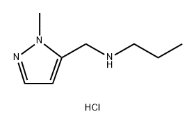 (1-methyl-1H-pyrazol-5-yl)methyl]propylamine Structure