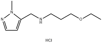 3-ethoxy-N-[(1-methyl-1H-pyrazol-5-yl)methyl]propan-1-amine Structure