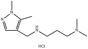 N'-[(1,5-dimethyl-1H-pyrazol-4-yl)methyl]-N,N-dimethylpropane-1,3-diamine Structure