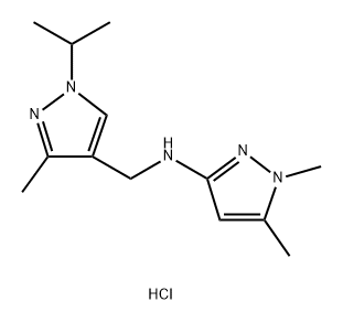 N-[(1-isopropyl-3-methyl-1H-pyrazol-4-yl)methyl]-1,5-dimethyl-1H-pyrazol-3-amine Structure