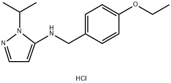 N-(4-ethoxybenzyl)-1-isopropyl-1H-pyrazol-5-amine Structure