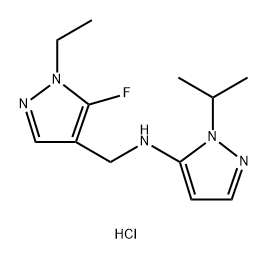 N-[(1-ethyl-5-fluoro-1H-pyrazol-4-yl)methyl]-1-isopropyl-1H-pyrazol-5-amine Structure