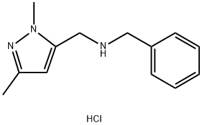 benzyl[(1,3-dimethyl-1H-pyrazol-5-yl)methyl]amine Structure