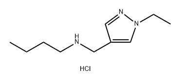 butyl[(1-ethyl-1H-pyrazol-4-yl)methyl]amine Structure