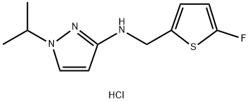 N-[(5-fluoro-2-thienyl)methyl]-1-isopropyl-1H-pyrazol-3-amine Structure