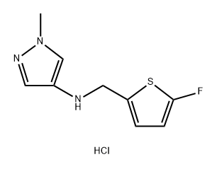 N-[(5-fluoro-2-thienyl)methyl]-1-methyl-1H-pyrazol-4-amine Structure