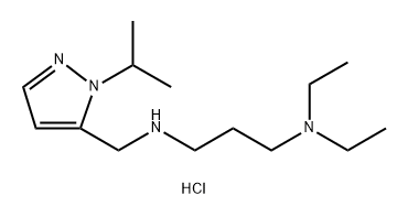 N,N-diethyl-N'-[(1-isopropyl-1H-pyrazol-5-yl)methyl]propane-1,3-diamine Structure