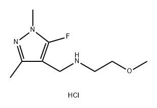 (5-fluoro-1,3-dimethyl-1H-pyrazol-4-yl)methyl](2-methoxyethyl)amine Structure