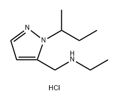 (1-sec-butyl-1H-pyrazol-5-yl)methyl]ethylamine Structure