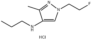 1-(2-fluoroethyl)-3-methyl-N-propyl-1H-pyrazol-4-amine Structure