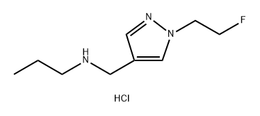 {[1-(2-fluoroethyl)-1H-pyrazol-4-yl]methyl}propylamine 구조식 이미지