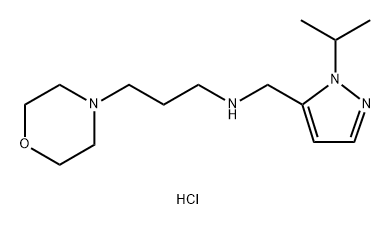 (1-isopropyl-1H-pyrazol-5-yl)methyl](3-morpholin-4-ylpropyl)amine Structure