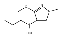 3-methoxy-1-methyl-N-propyl-1H-pyrazol-4-amine Structure