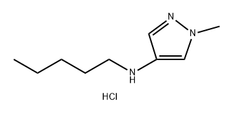 1-methyl-N-pentyl-1H-pyrazol-4-amine Structure