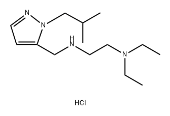 N,N-diethyl-N'-[(1-isobutyl-1H-pyrazol-5-yl)methyl]ethane-1,2-diamine Structure