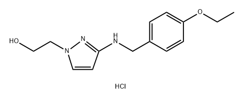 2-{3-[(4-ethoxybenzyl)amino]-1H-pyrazol-1-yl}ethanol Structure