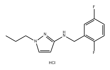 N-(2,5-difluorobenzyl)-1-propyl-1H-pyrazol-3-amine Structure