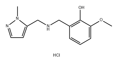 2-methoxy-6-({[(1-methyl-1H-pyrazol-5-yl)methyl]amino}methyl)phenol Structure