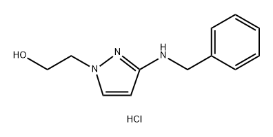 2-[3-(benzylamino)-1H-pyrazol-1-yl]ethanol Structure