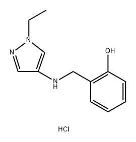 2-{[(1-ethyl-1H-pyrazol-4-yl)amino]methyl}phenol Structure