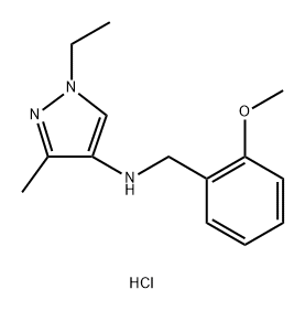 1-ethyl-N-(2-methoxybenzyl)-3-methyl-1H-pyrazol-4-amine Structure