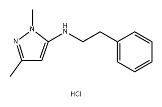 1,3-dimethyl-N-(2-phenylethyl)-1H-pyrazol-5-amine Structure