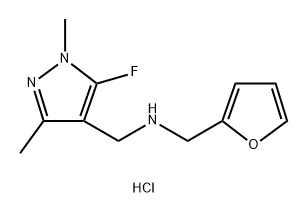 1-(5-fluoro-1,3-dimethyl-1H-pyrazol-4-yl)-N-(2-furylmethyl)methanamine Structure