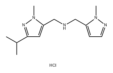 1-(3-isopropyl-1-methyl-1H-pyrazol-5-yl)-N-[(1-methyl-1H-pyrazol-5-yl)methyl]methanamine Structure