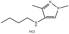 N-butyl-1,3-dimethyl-1H-pyrazol-4-amine Structure