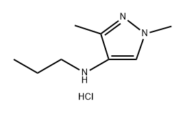 1,3-dimethyl-N-propyl-1H-pyrazol-4-amine Structure