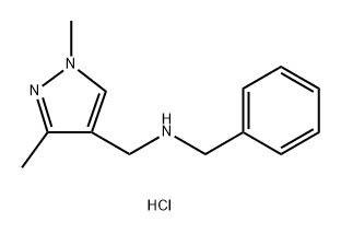 benzyl[(1,3-dimethyl-1H-pyrazol-4-yl)methyl]amine Structure