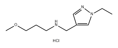 (1-ethyl-1H-pyrazol-4-yl)methyl](3-methoxypropyl)amine Structure