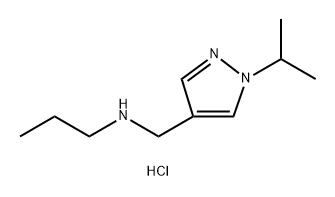 (1-isopropyl-1H-pyrazol-4-yl)methyl]propylamine Structure