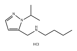 butyl[(1-isopropyl-1H-pyrazol-5-yl)methyl]amine Structure