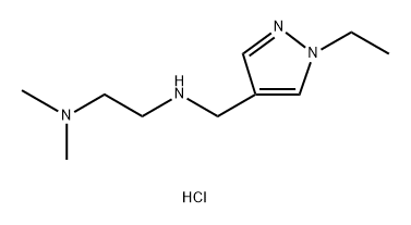 N'-[(1-ethyl-1H-pyrazol-4-yl)methyl]-N,N-dimethylethane-1,2-diamine Structure