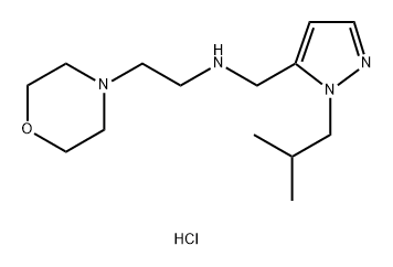 (1-isobutyl-1H-pyrazol-5-yl)methyl](2-morpholin-4-ylethyl)amine Structure