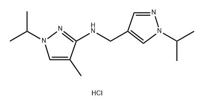 1-isopropyl-N-[(1-isopropyl-1H-pyrazol-4-yl)methyl]-4-methyl-1H-pyrazol-3-amine Structure