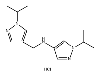 1-isopropyl-N-[(1-isopropyl-1H-pyrazol-4-yl)methyl]-1H-pyrazol-4-amine Structure