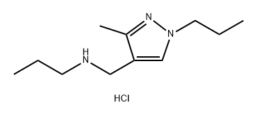 (3-methyl-1-propyl-1H-pyrazol-4-yl)methyl]propylamine Structure