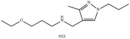 3-ethoxy-N-[(3-methyl-1-propyl-1H-pyrazol-4-yl)methyl]propan-1-amine Structure