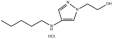 2-[4-(pentylamino)-1H-pyrazol-1-yl]ethanol Structure