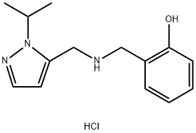 2-({[(1-isopropyl-1H-pyrazol-5-yl)methyl]amino}methyl)phenol Structure