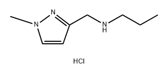 (1-methyl-1H-pyrazol-3-yl)methyl]propylamine Structure